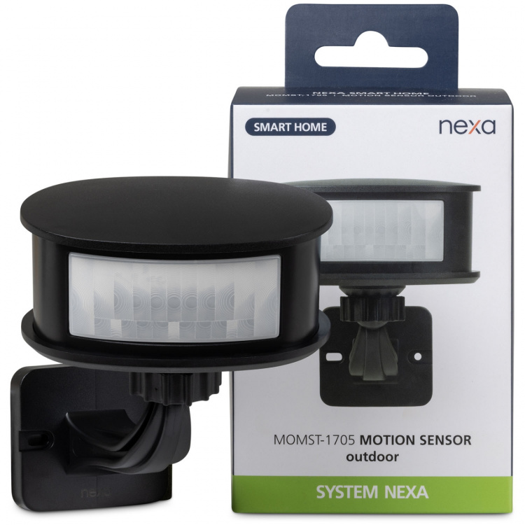 Nexa Rörelsevakt Trådlös Utomhus 433MHz MOMST-1705 Svart