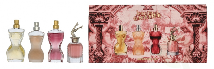 J.P. Gaultier Feminine Miniatures Set 24 ml 4x6ml - La Belle/Scandal/Classique/Divine Edp Spray
