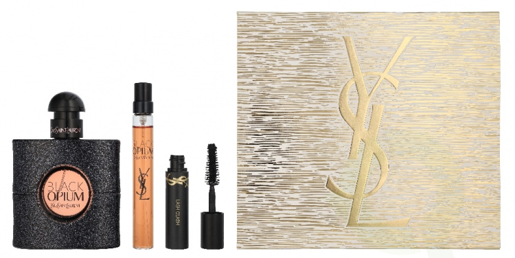 Yves Saint Laurent YSL Black Opium Giftset 62 ml Edp Spray 50ml/Edp Spray 10ml/Lash Clash Volume Mascara 2ml