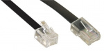 Intos InLine RJ11 - RJ45 telefonkabel, 3 m, han / han
