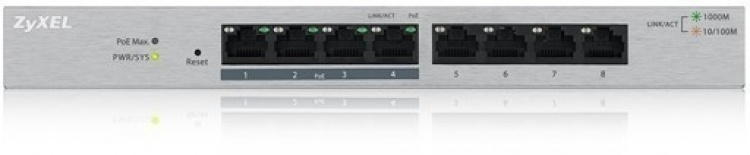 ZyXEL GS1200-8HPv2 – 8-ports switch