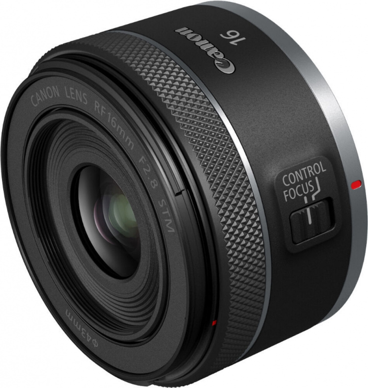 Canon RF 16 mm F2.8 STM-vidvinkelobjektiv til