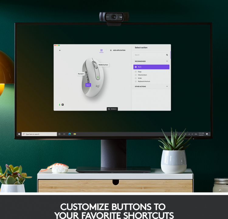 Logitech Signature M650 trådløs mus, hvid