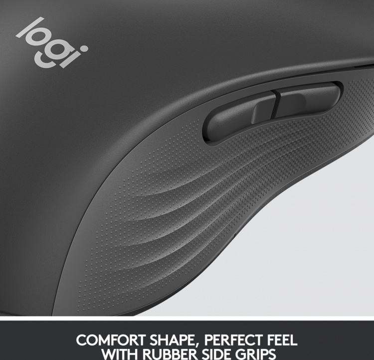 Logitech Signature M650 L LEFT – trådløs mus, sort