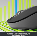 Logitech Signature M650 L LEFT – trådløs mus, sort