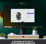 Logitech Signature M650 L LEFT – trådløs mus, sort