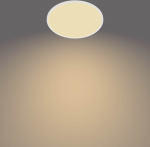 Philips Superslim CL550 loftslampe, rund, hvid, 3600 lm, 2700K