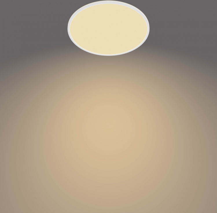 Philips Superslim CL550 loftslampe, rund, hvid, 3600 lm, 2700K
