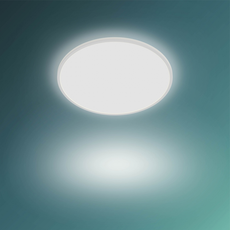 Philips Superslim CL550 loftslampe, rund, hvid, 3600 lm, 2700K