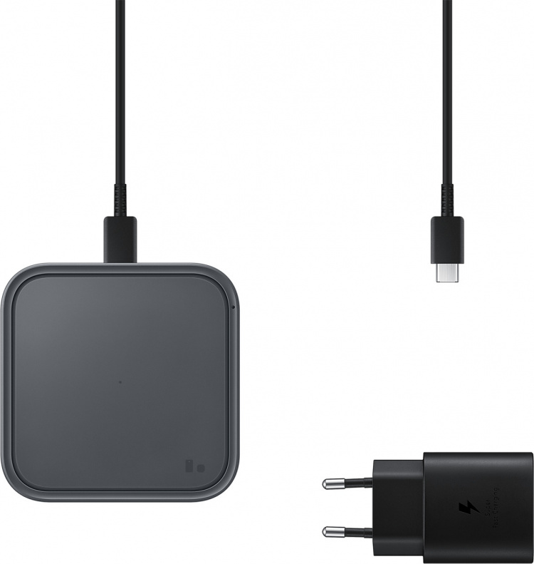 Samsung Pad Charger 15 W – trådløs ladestation, sort