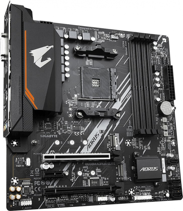 Gigabyte B550M AORUS ELITE AM4 mATX-bundkort