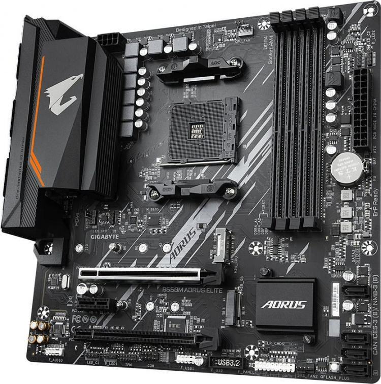 Gigabyte B550M AORUS ELITE AM4 mATX-bundkort