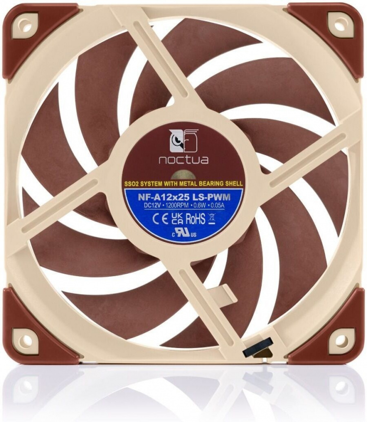 Noctua NF-A12x25 LS-PWM-blæser, 120 mm