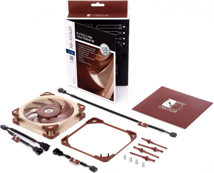 Noctua NF-A12x25 LS-PWM-blæser, 120 mm