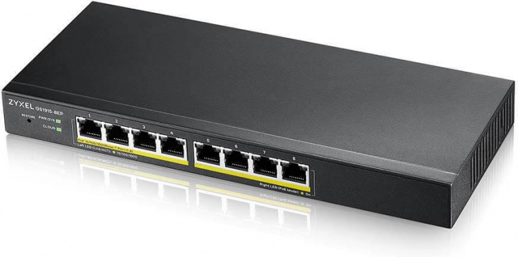 ZyXEL GS1915-8EP – 8-ports switch