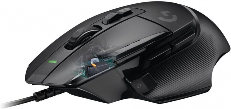 Logitech G502 X-gamingmus, sort