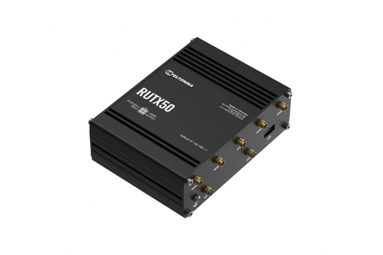 Teltonika RUTX50 5G/4G/3G-modem og WiFi-router