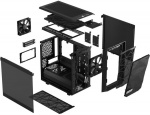 Fractal Design Meshify 2 Nano Mini-ITX-kabinet, sort