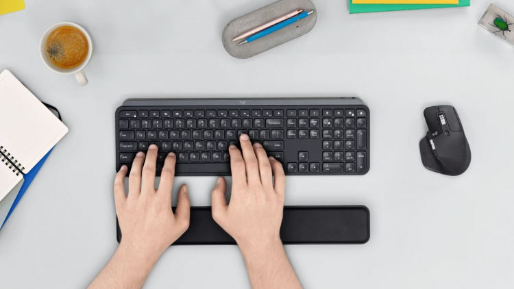 Logitech MX-håndledsstøtte, grafit