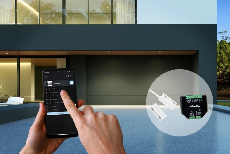 Shelly Plus Add-on-sensorporten til