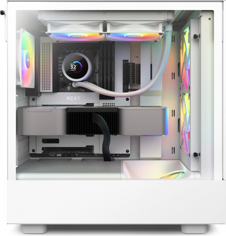 NZXT Kraken 240 RGB - væskekølesystem, hvid