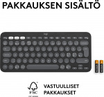 Logitech Pebble Keys 2 K380s-tastatur, gråt