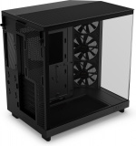 NZXT H6 Flow ATX-kabinet med panoramavindue, sort I