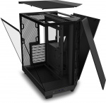 NZXT H6 Flow ATX-kabinet med panoramavindue, sort I