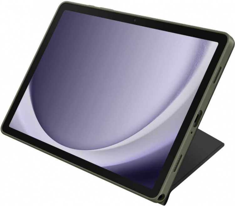 Samsung Galaxy Tab A9+ Book Cover -beskyttelsesetui, sort