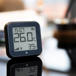 Shelly H&T Gen3 fugt- og temperaturmåler, sort