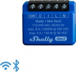 Shelly 1 Mini Gen3 -relækontakt til Wi-Fi-netværk