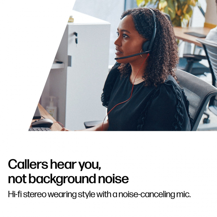 poly Blackwire 3320 stereohovedtelefon med mikrofon, USB-C, Microsoft Teams-certificeret (8X220AA)