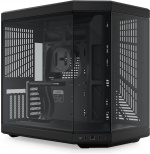 Hyte Y70 Black ATX-kabinet med panoramavindue, sort