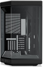Hyte Y70 Black ATX-kabinet med panoramavindue, sort