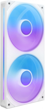 NZXT F240 RGB CORE-blæser, 2 * 120 mm, hvid Det samlede
