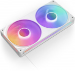 NZXT F240 RGB CORE-blæser, 2 * 120 mm, hvid Det samlede