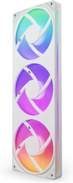NZXT F360 RGB CORE-blæser, 3 * 120 mm, hvid Det samlede