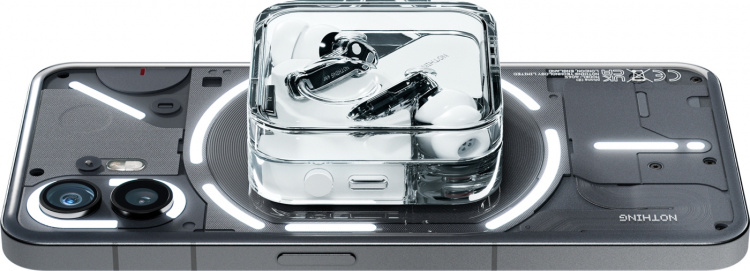 Nothing Ear-øretelefoner med støjreduktion, hvid