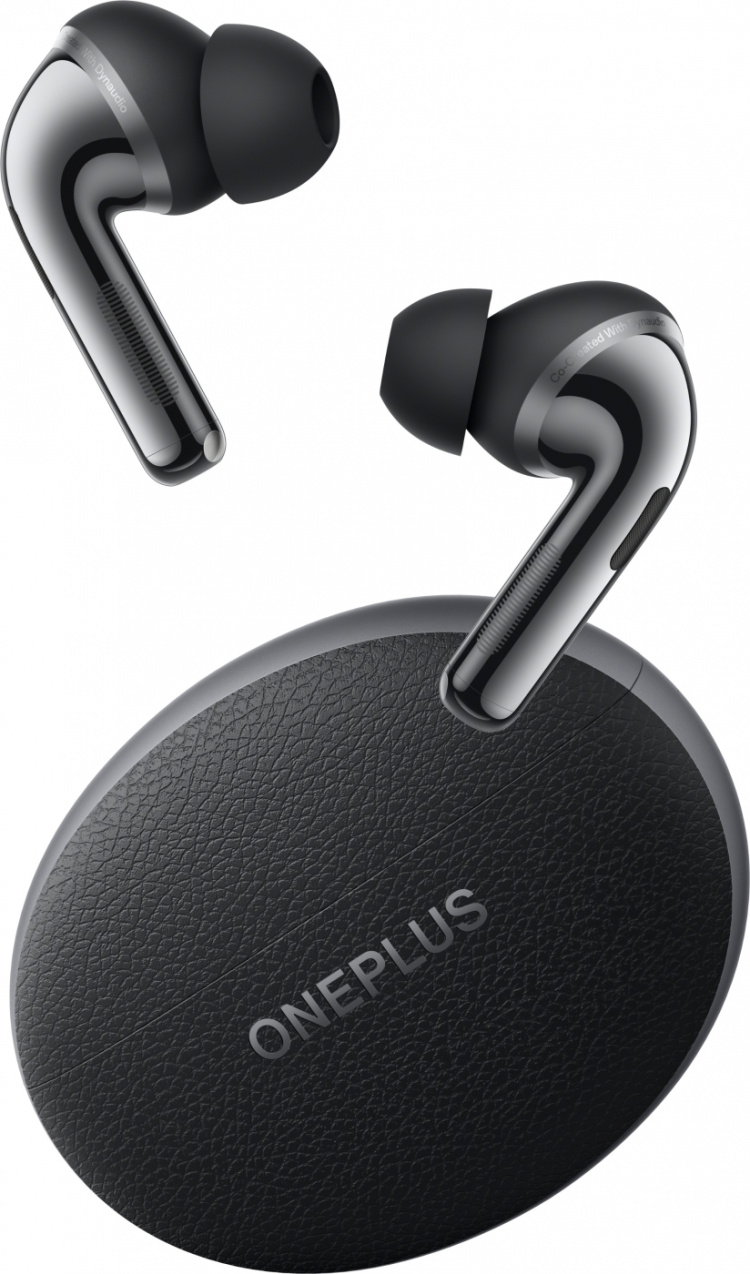 OnePlus Buds Pro 3-øretelefoner med aktiv støjreduktion, Midnight Opus