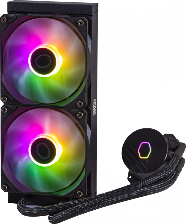 Cooler Master MasterLiquid 240L Core ARGB -væskekølesystem, sort
