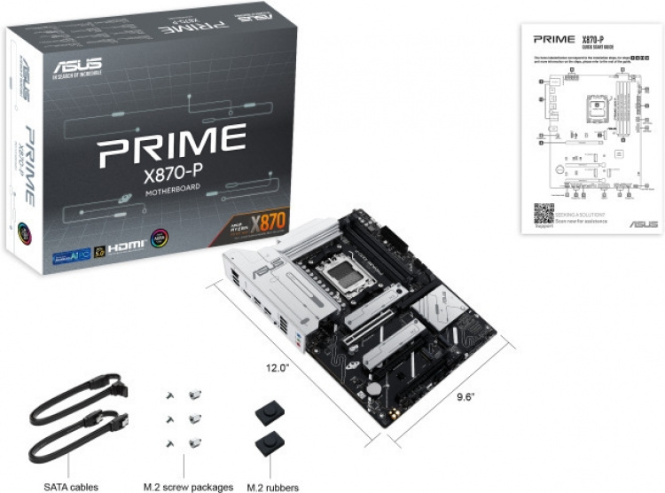 ASUS PRIME X870-P ATX-bundkort