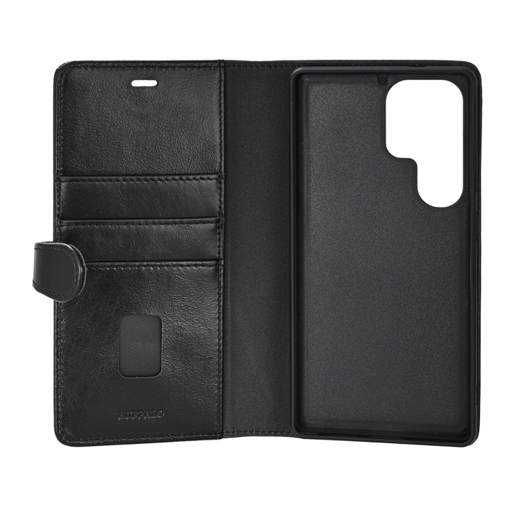 Buffalo Wallet 2i1 3 Kort Læder Sort - Samsung Galaxy S26 Ultra