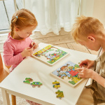 ASTRID LINDGREN Pussel 16 Pcs Pippi Långstrump - Square Horse