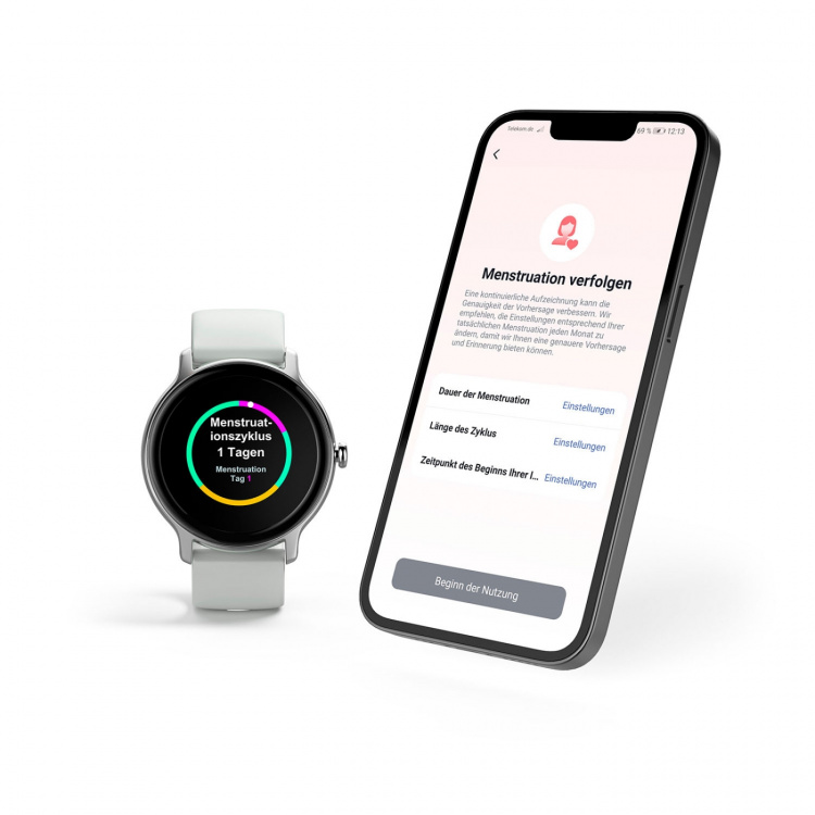 Hama Aktivitetsur - Fit Watch 4910 Lys Grå