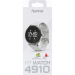 Hama Aktivitetsur - Fit Watch 4910 Lys Grå