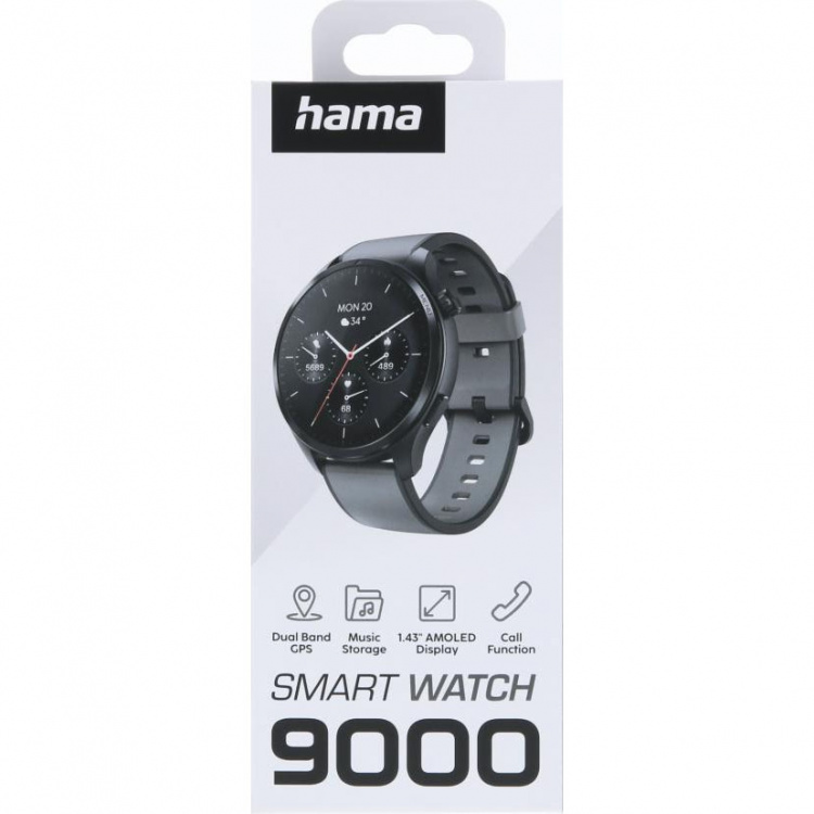 Hama Smartwatch 9000 Antracit