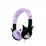 KUROMI Hovedtelefon Pink Kablet On-Ear 85dB med Ører