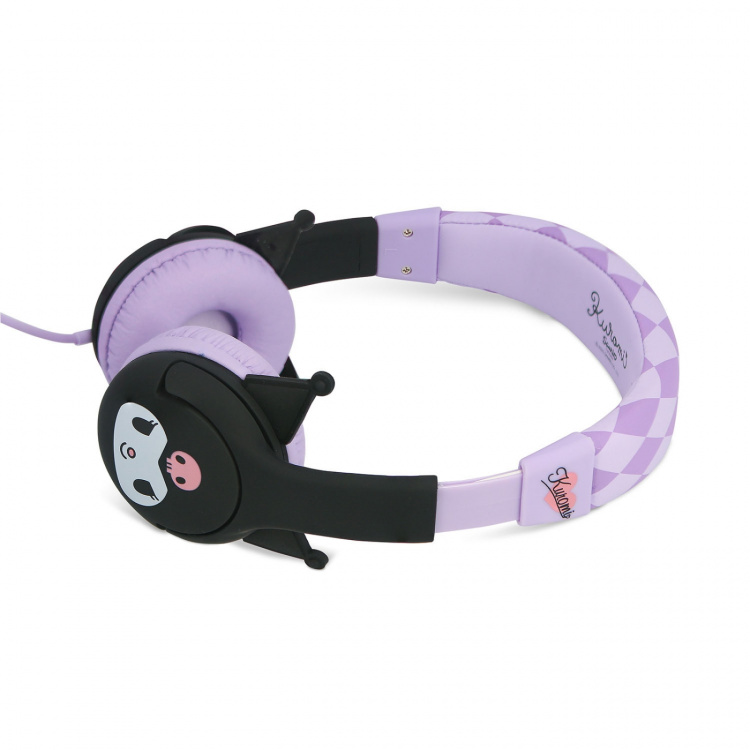 KUROMI Hovedtelefon Pink Kablet On-Ear 85dB med Ører