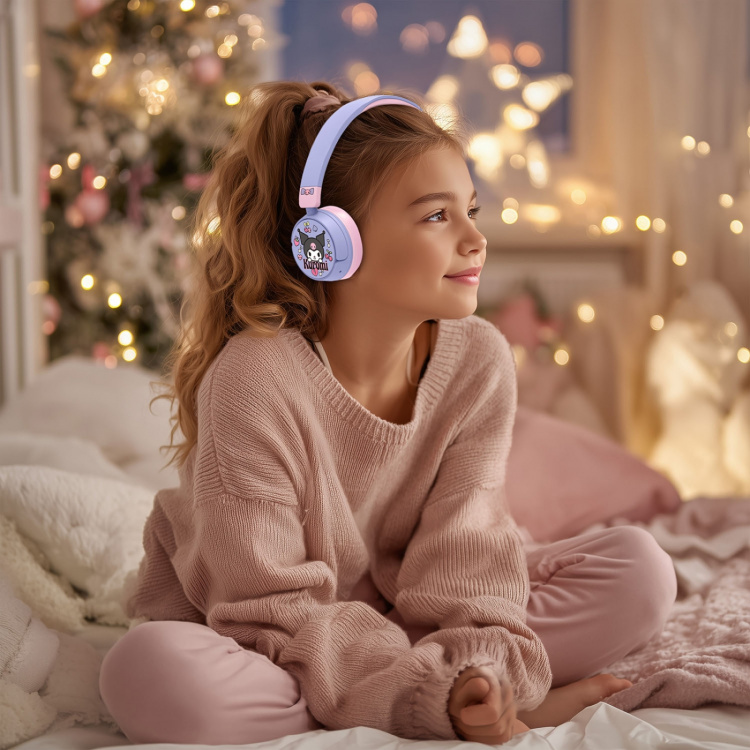 KUROMI Hovedtelefon On-Ear Trådløs 85dB/95dB Deling Aux