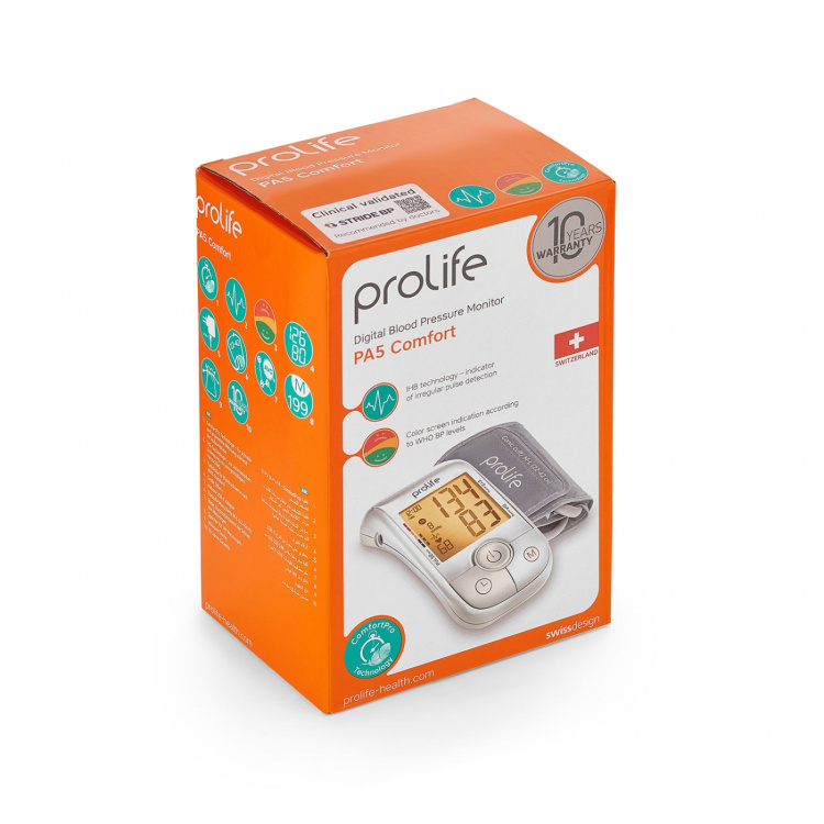 PROLIFE Blodtryksmåler Digital PA5 Comfort